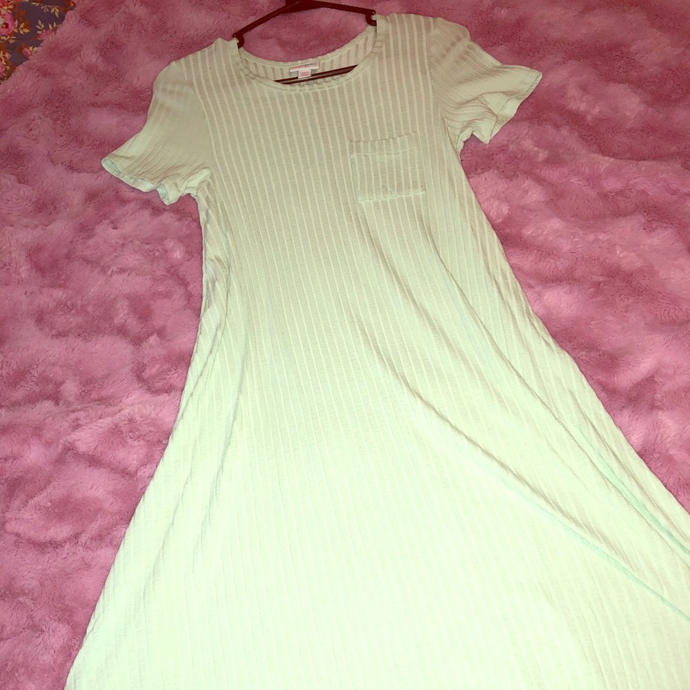 Light Teal Lularoe Tee Shirt Dress